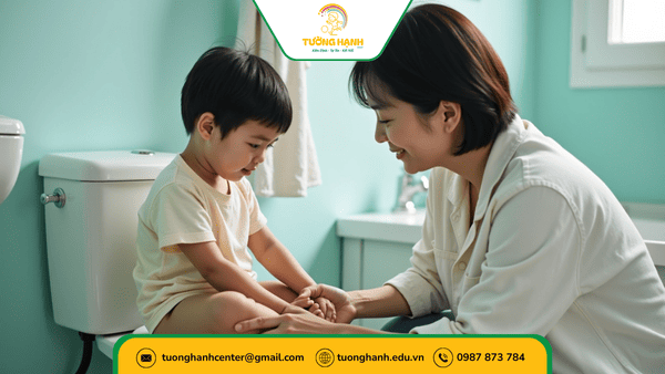 Dạy trẻ tự kỷ đi vệ sinh