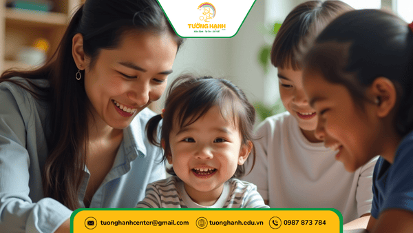 Trẻ tự kỷ tham gia hoạt động tập thể