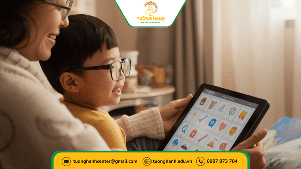 Thiết bị hỗ trợ giao tiếp cho trẻ tự kỷ chậm nói