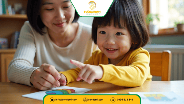 Dạy trẻ tự kỷ chỉ tay