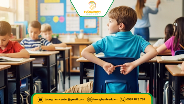 Trẻ không tập trung bị chi phối nhiều yếu tố bên ngoài