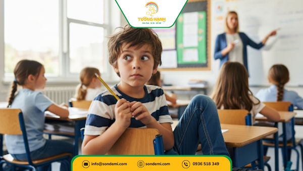 Trẻ bị mắc hội chứng tăng động giảm chú ý