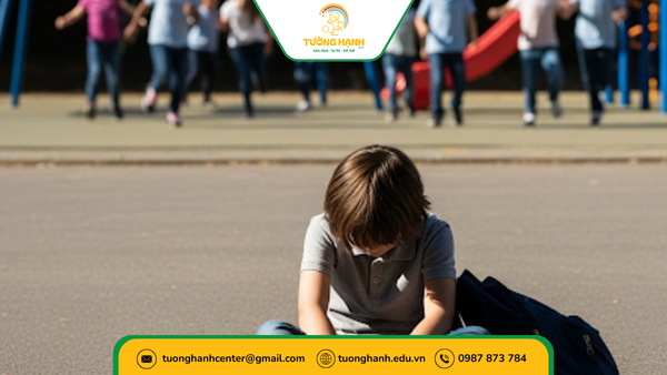 Trẻ bị thu khép mình giữa những chỗ đông người