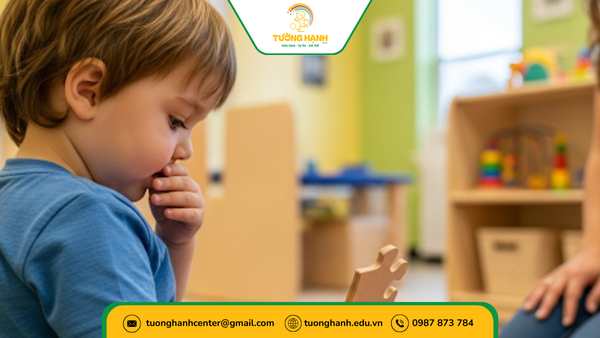 Các em bé mắc chứng tự kỷ thường có biểu hiện khác biệt so với trẻ cùng tuổi