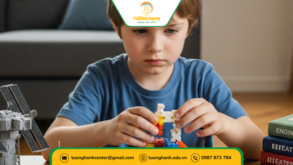 Trẻ tự kỷ thông minh thường sống nội tâm, dành nhiều thời gian để khám phá