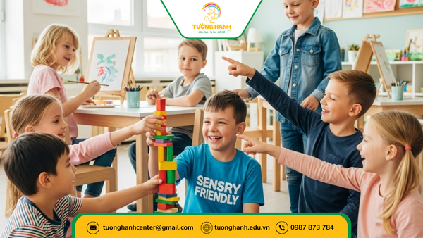 Trẻ tự kỷ hòa nhập cộng đồng trong lớp học