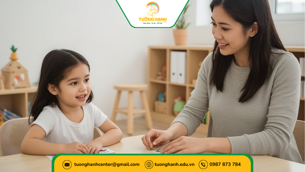 Trẻ học nói cùng chuyên gia trị liệu - Dạy trẻ bị rối loạn ngôn ngữ