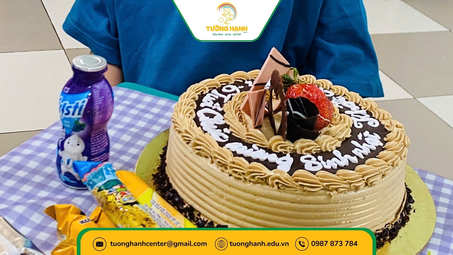 Bé được tổ chức sinh nhật