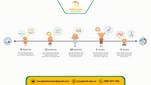 Bài test trẻ chậm nói theo độ tuổi phát triển