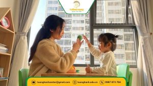 Trẻ giao tiếp cũng giảng viên Tường Hạng 1-1 tại nhà