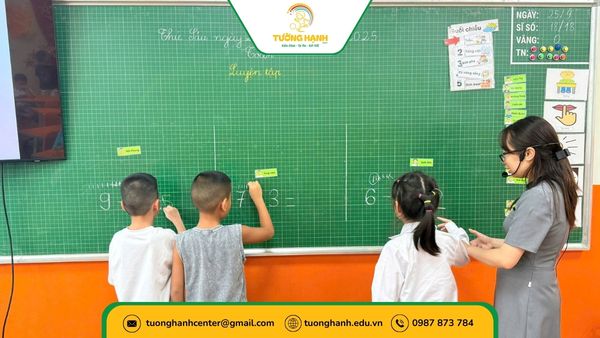 Bé có thể làm toán tại trường